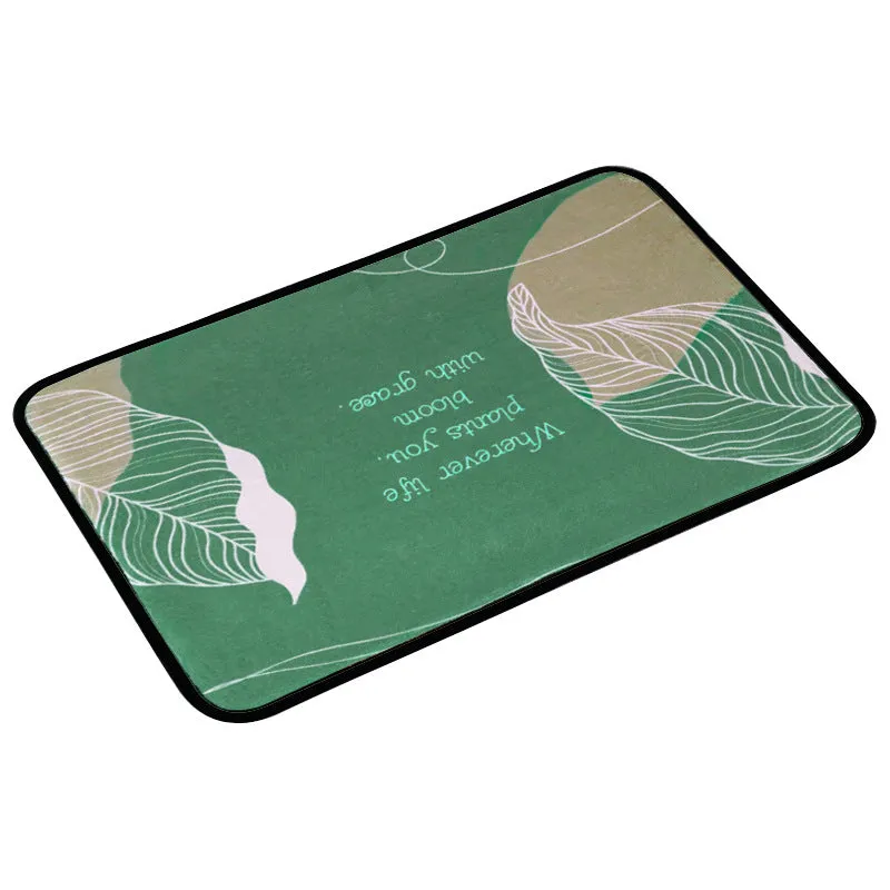 Absorbent bathroom non-slip mat floor mat