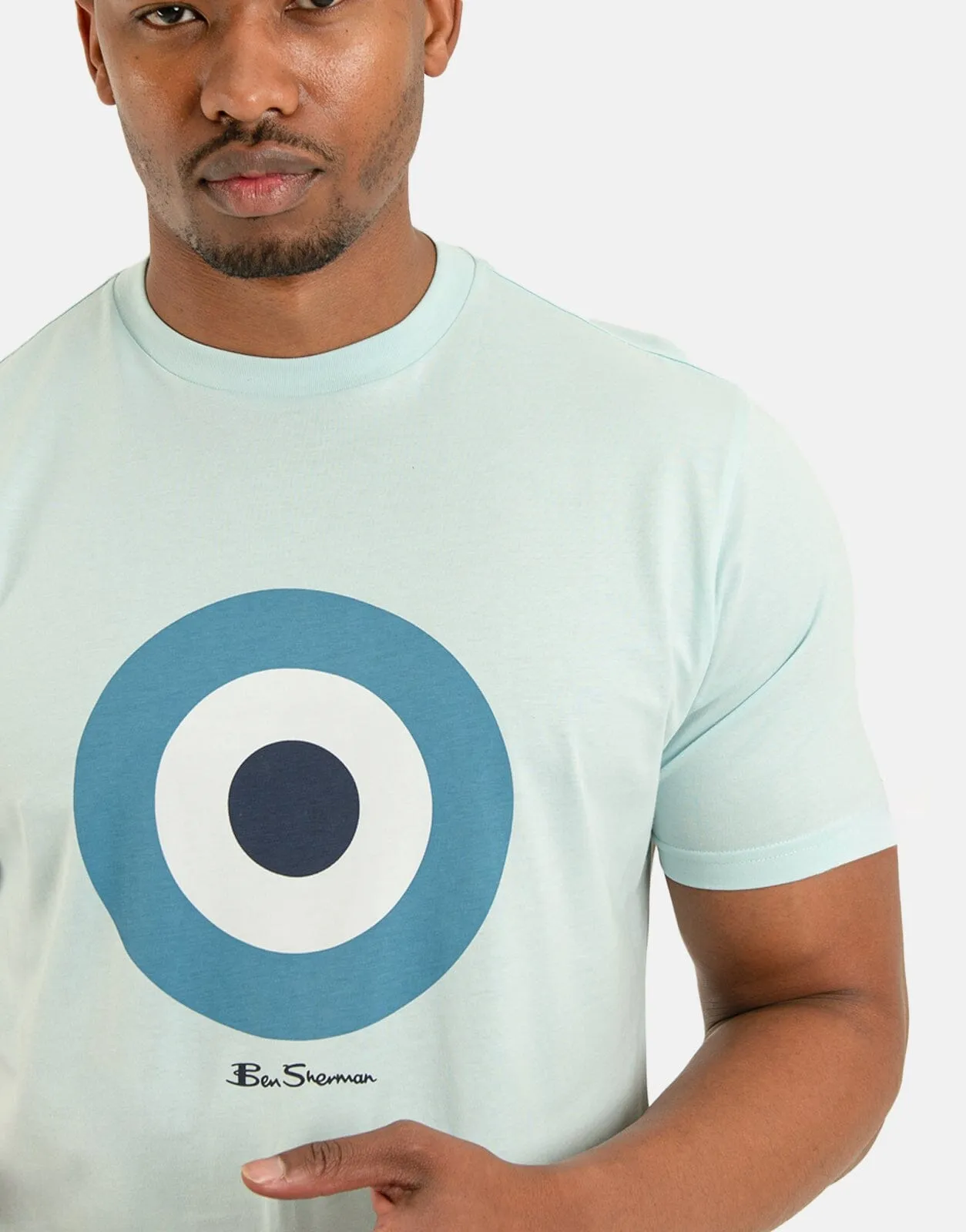 Ben Sherman Target T-Shirt Light Blue