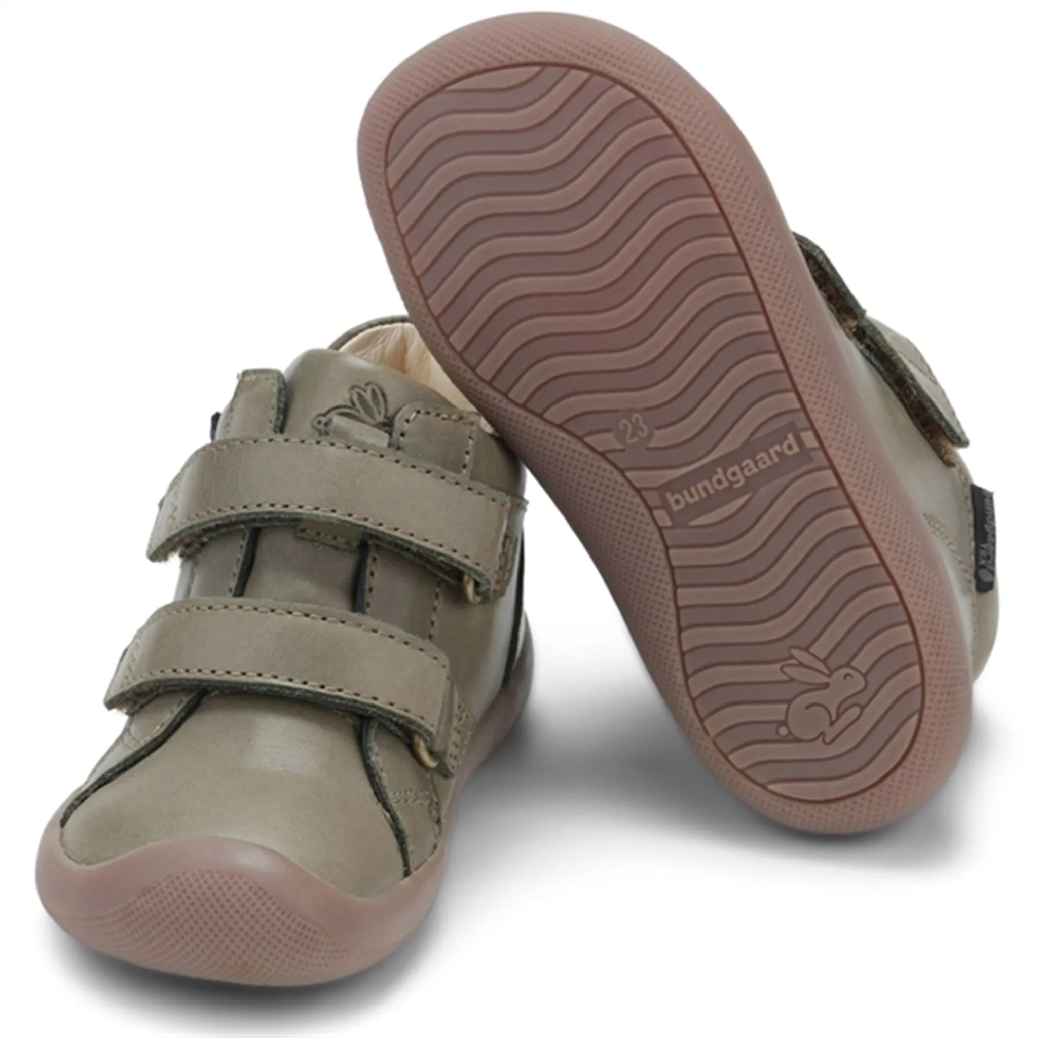 Bundgaard The Walk Velcro Tex Shoes Army