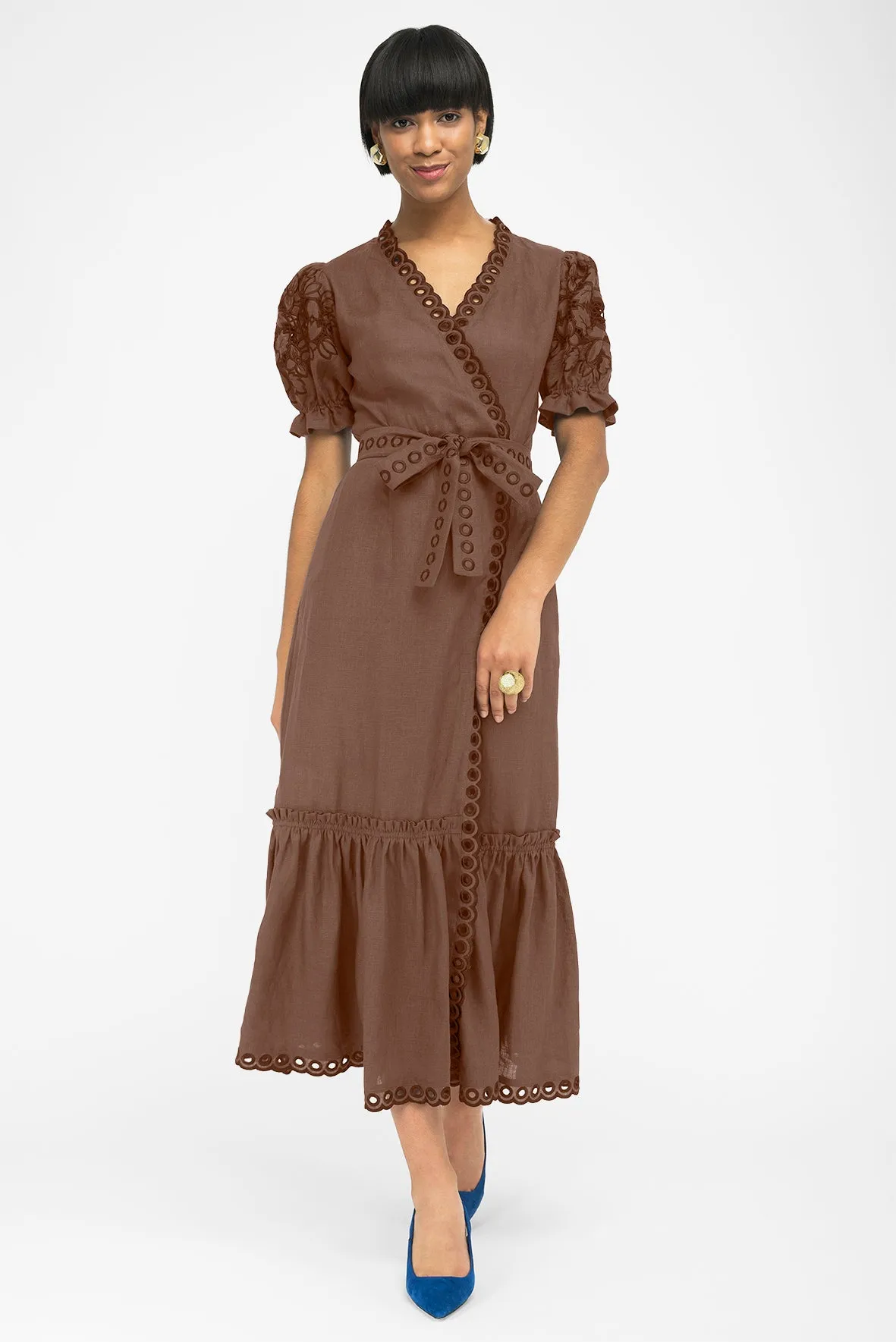 CIDE WRAP DRESS