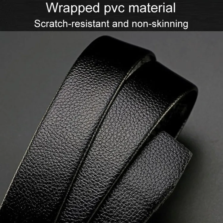 Dandali Scratch-Resistant Wrapped Edge Automatic Buckle Belt Mens Casual Waistbone Belt, Size: 120cm