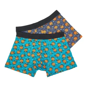 Eco Chic Eco-Friendly Bamboo Boxers Highland Cow 2 Pack