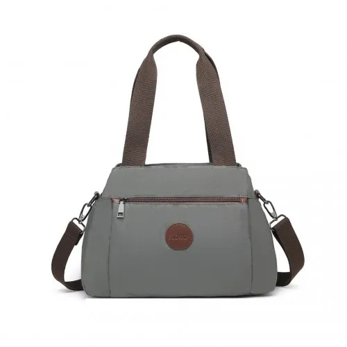 EH2239 - Kono Waterproof Multi-Functional Handbag Cross Body Bag in Grey | Stylish & Versatile