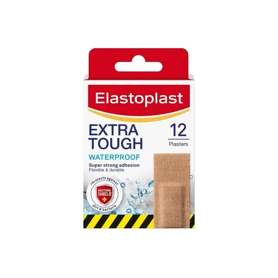 Elastoplast Extra Tough Waterproof Plaster (12 Pack)