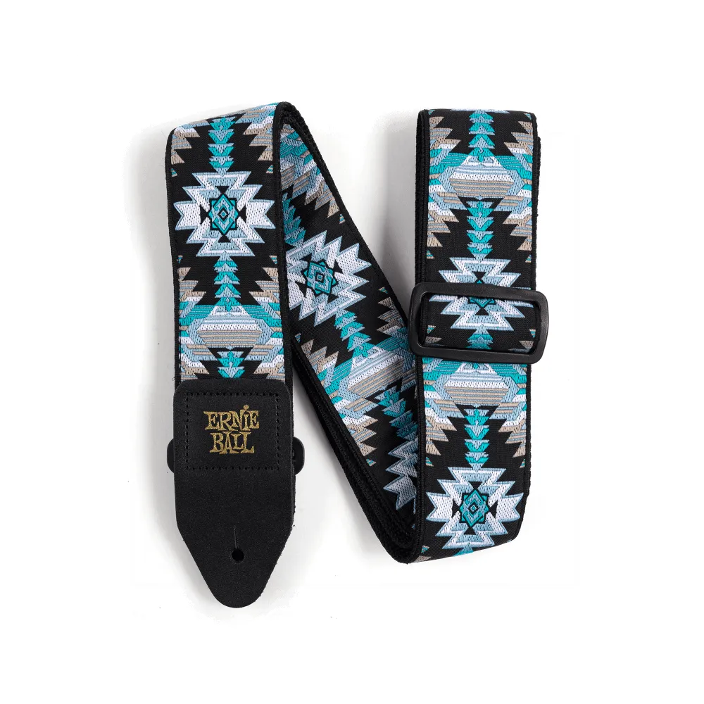 Ernie Ball 4609EB Albuquerque Blue Jacquard Strap