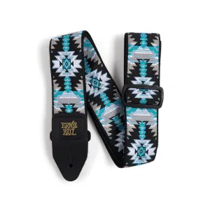 Ernie Ball 4609EB Albuquerque Blue Jacquard Strap