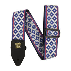 Ernie Ball Blue Crux Jacquard Strap