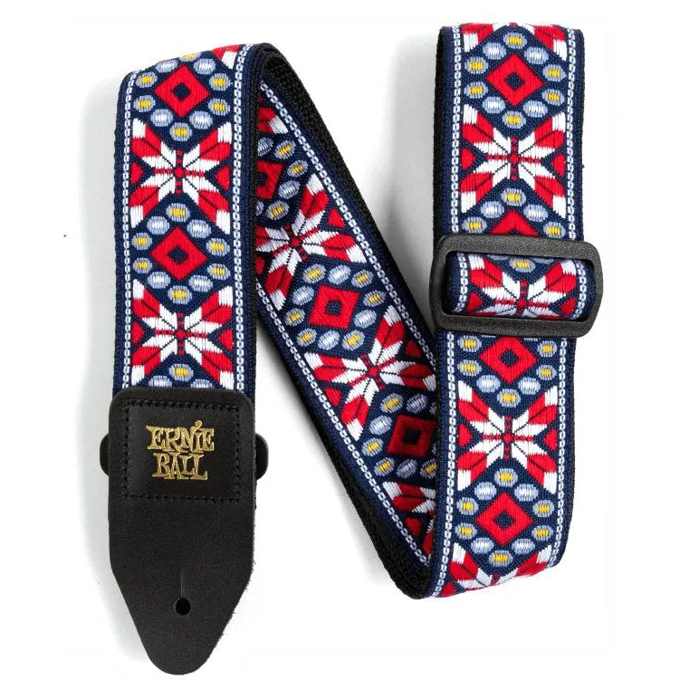 Ernie Ball Jacquard Guitar Strap - Taos Fire Red