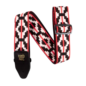 Ernie Ball Ristra Red Jacquard Strap