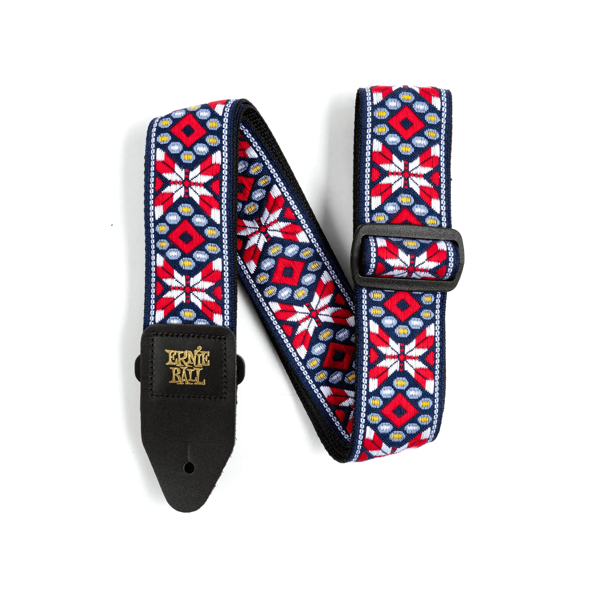 Ernie Ball Taos Fire Red Jacquard Strap