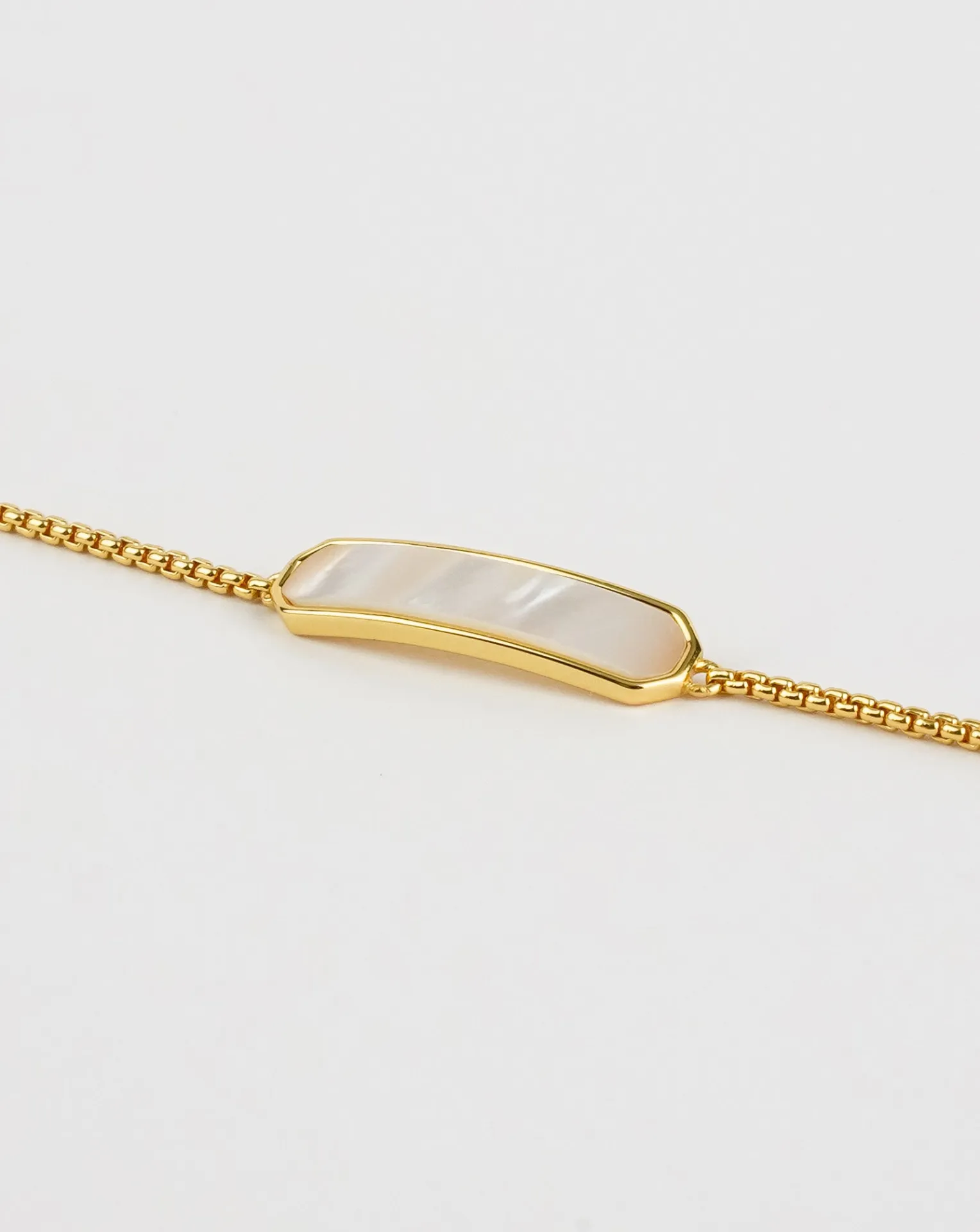 Exquisite Mother of Pearl Bar Bracelet | Timeless Elegance & Style