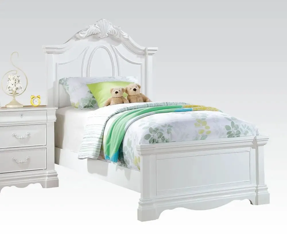 Finley Twin Bed, White