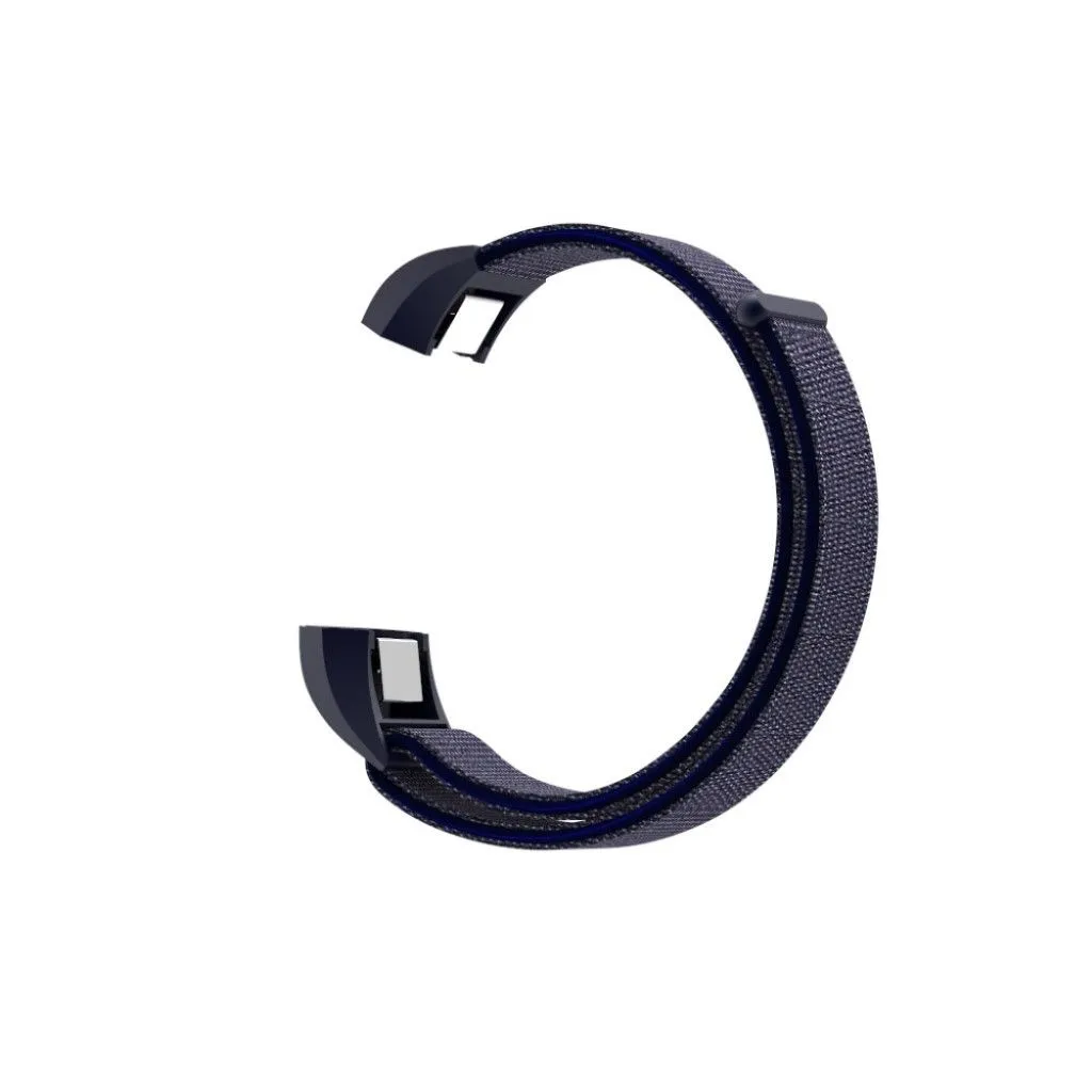 Fitbit Ace velcro closure flexible watch strap - Dark Blue