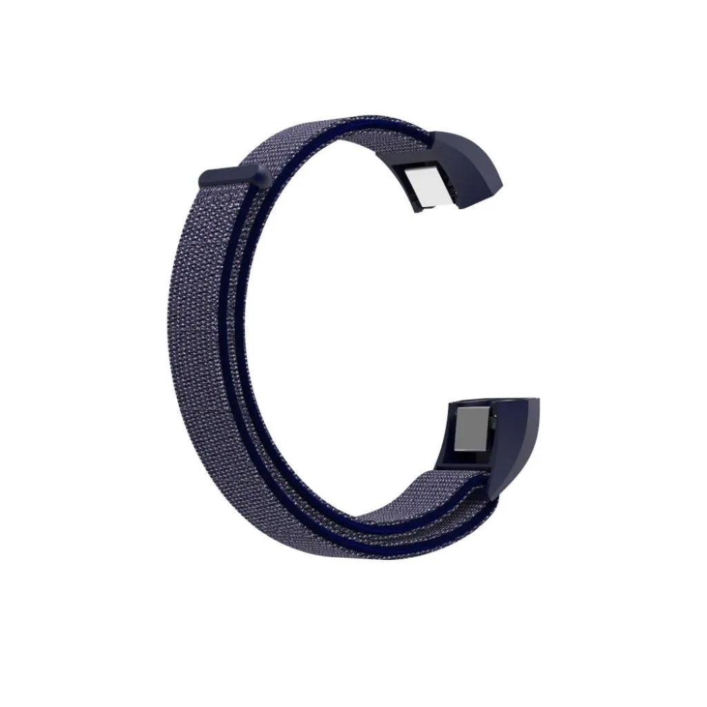 Fitbit Ace velcro closure flexible watch strap - Dark Blue