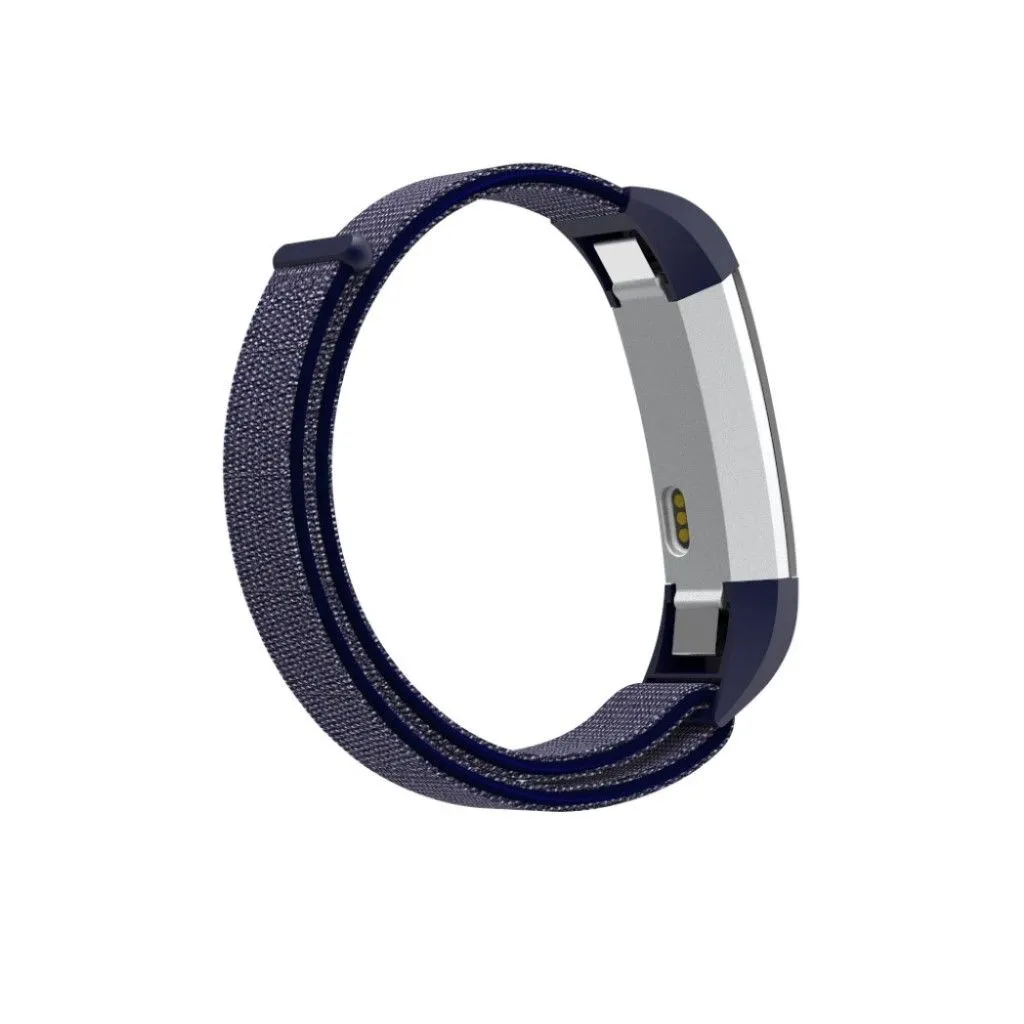 Fitbit Ace velcro closure flexible watch strap - Dark Blue