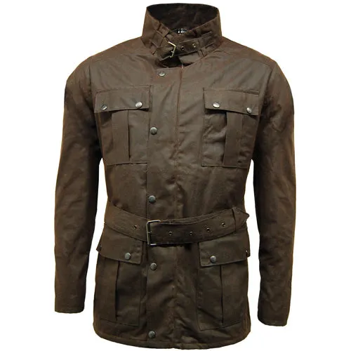 Game Continental Belted Motorcycle Wax Jacket - Stylish & Durable | Premium UK Made