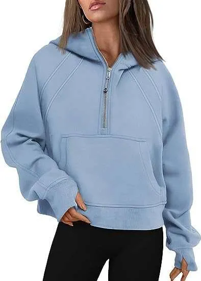 Glow Chic's Zipper Hoodie with Pockets