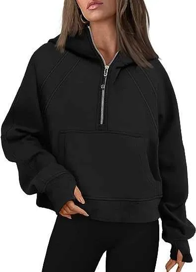 Glow Chic's Zipper Hoodie with Pockets