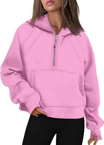 Glow Chic's Zipper Hoodie with Pockets