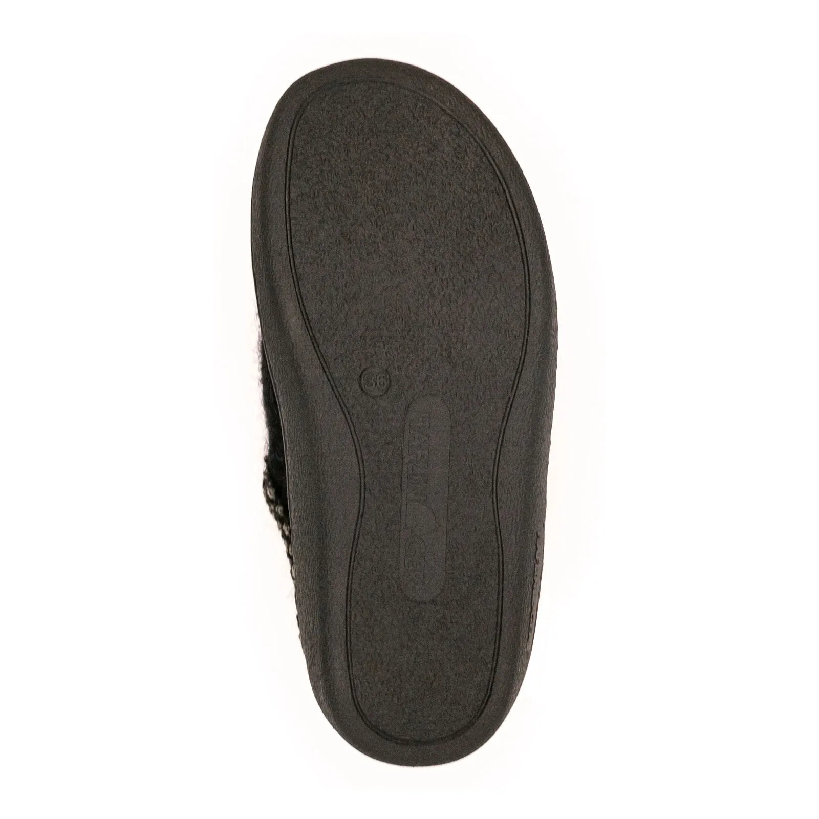 Haflinger AT 203 Slipper (Unisex) - Black