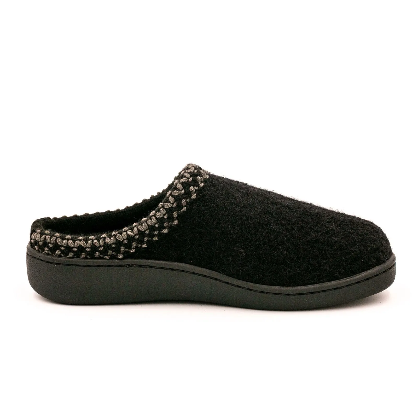 Haflinger AT 203 Slipper (Unisex) - Black