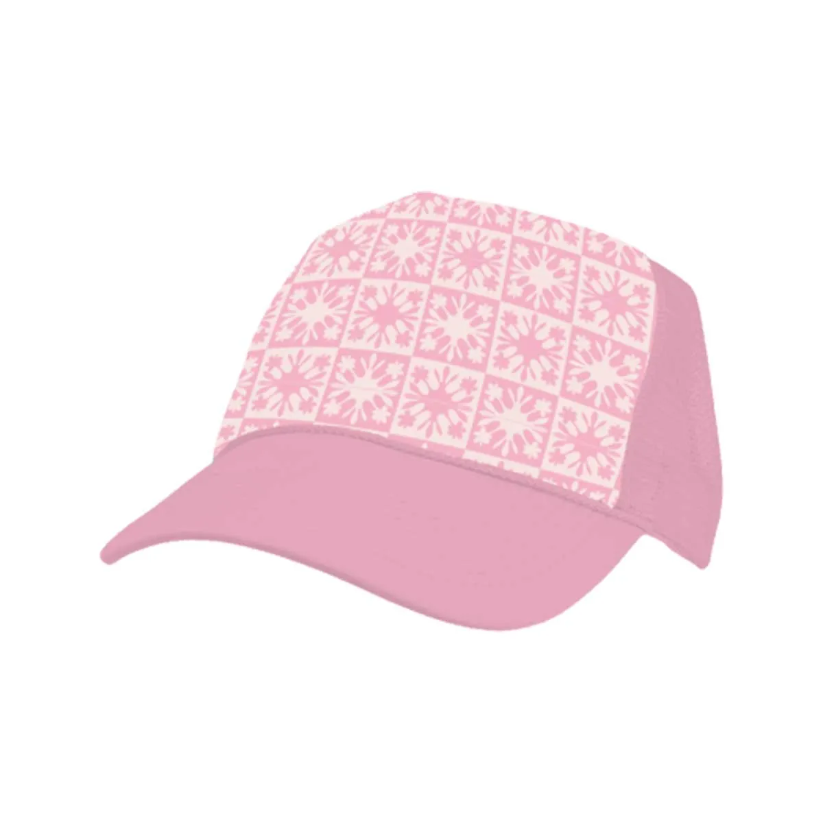 Hibiscus Quilt Keiki Trucker Hat