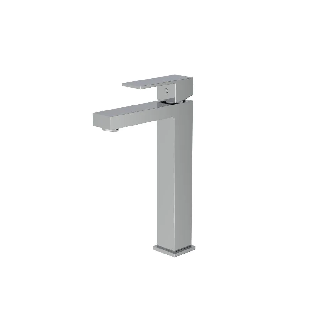 High-rise chrome tap for countertop basins, Tooga