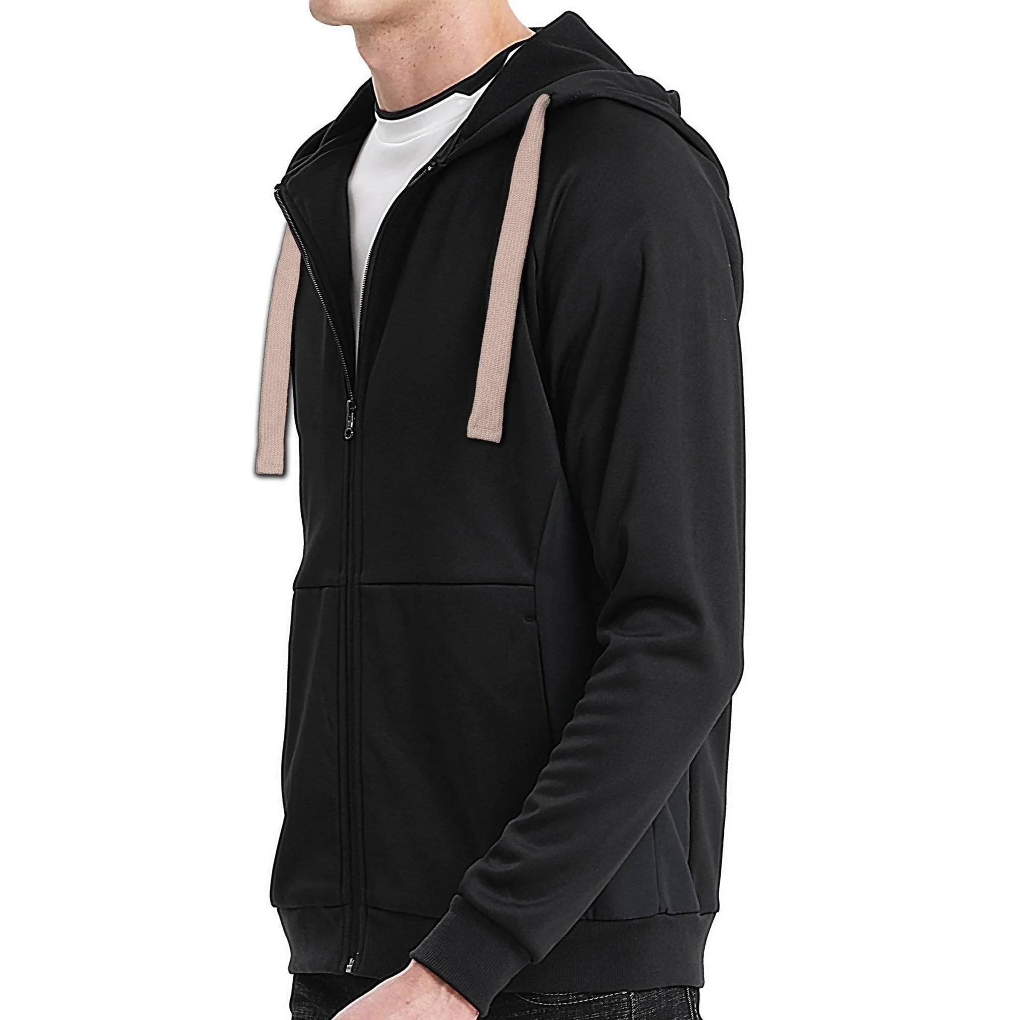 ISUSI Contrast Hoodie Jumper, Full Zip