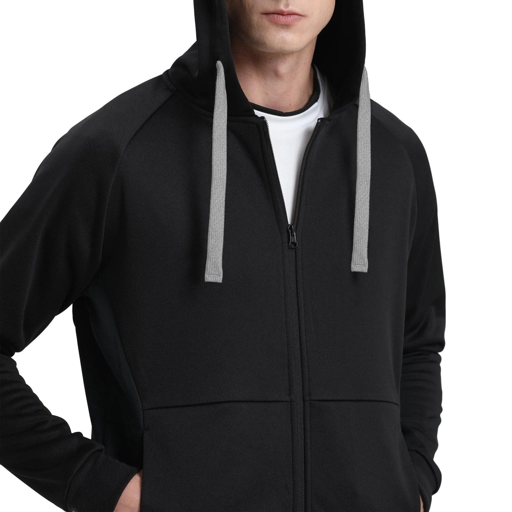 ISUSI Contrast Hoodie Jumper, Full Zip