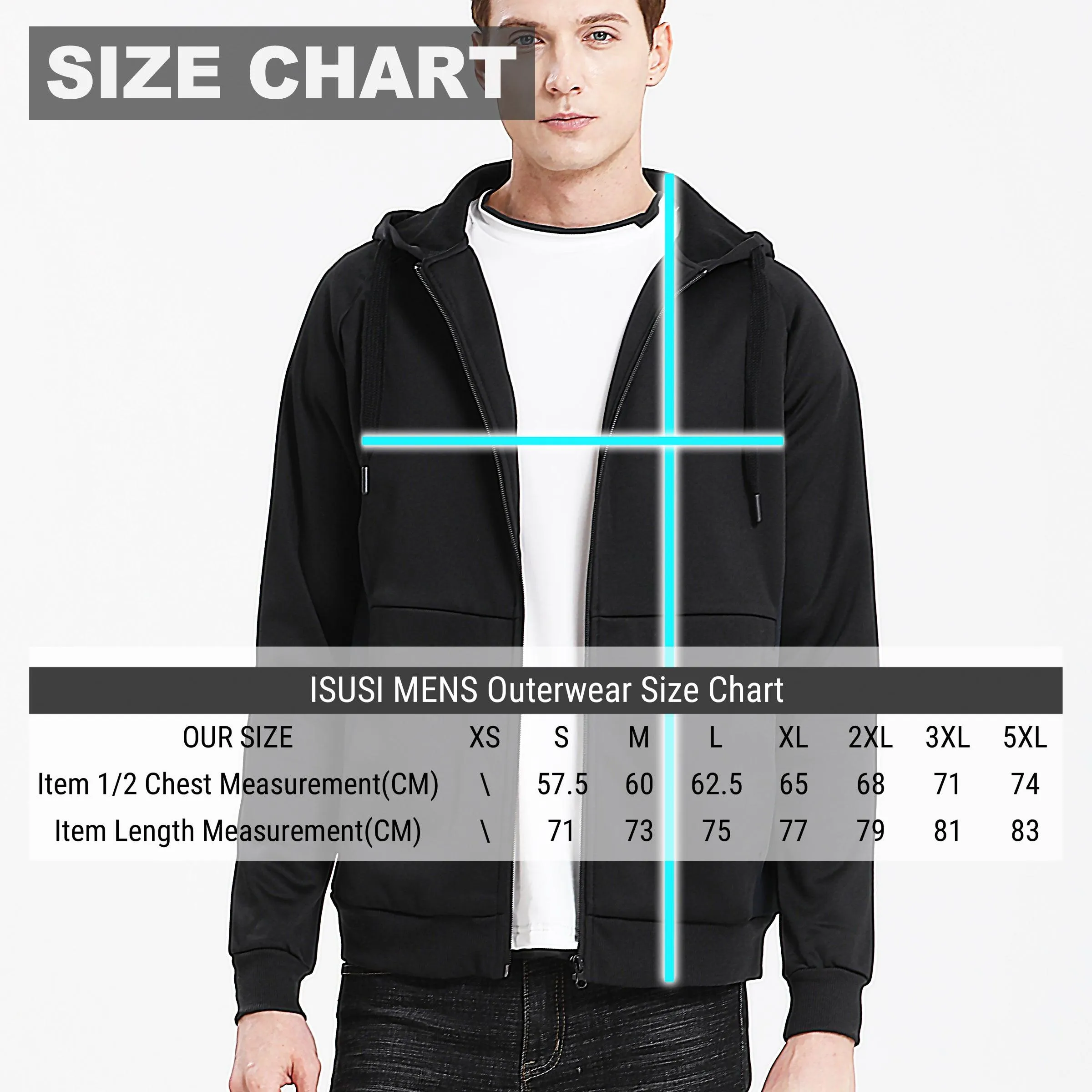 ISUSI Contrast Hoodie Jumper, Full Zip