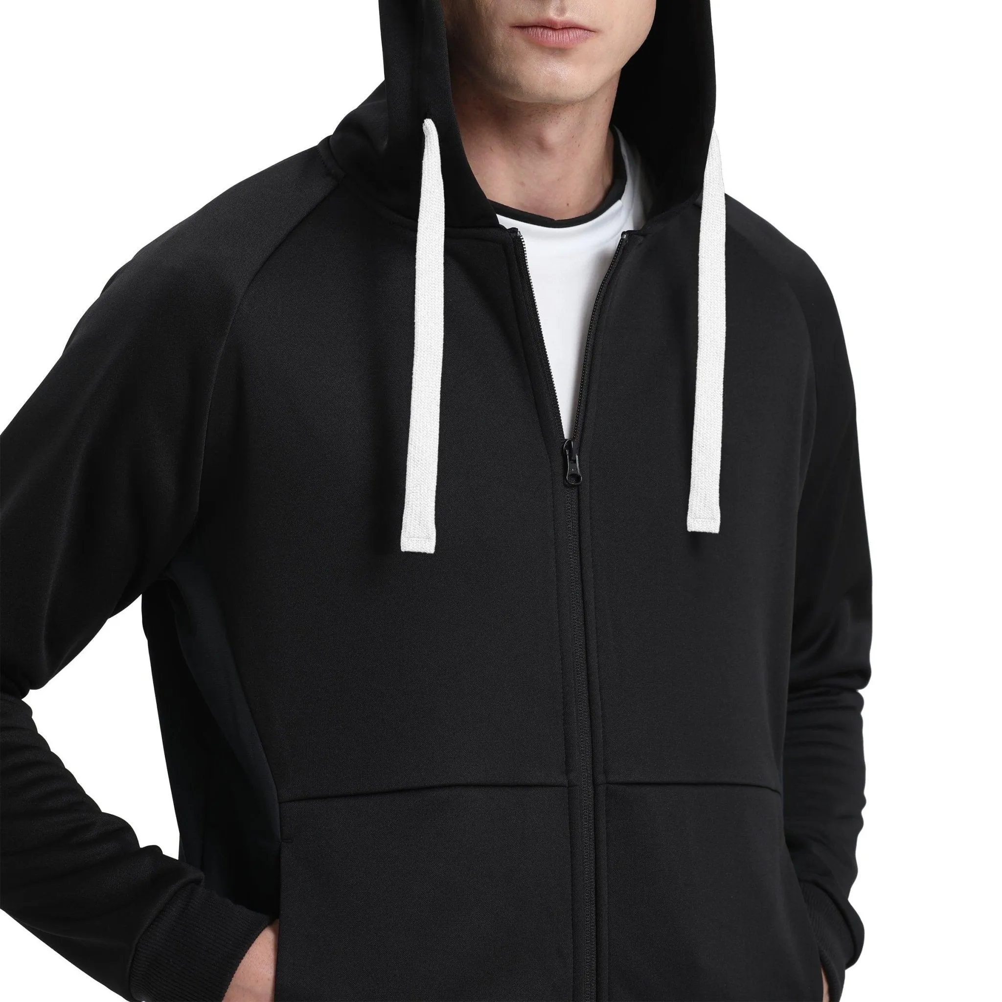 ISUSI Contrast Hoodie Jumper, Full Zip