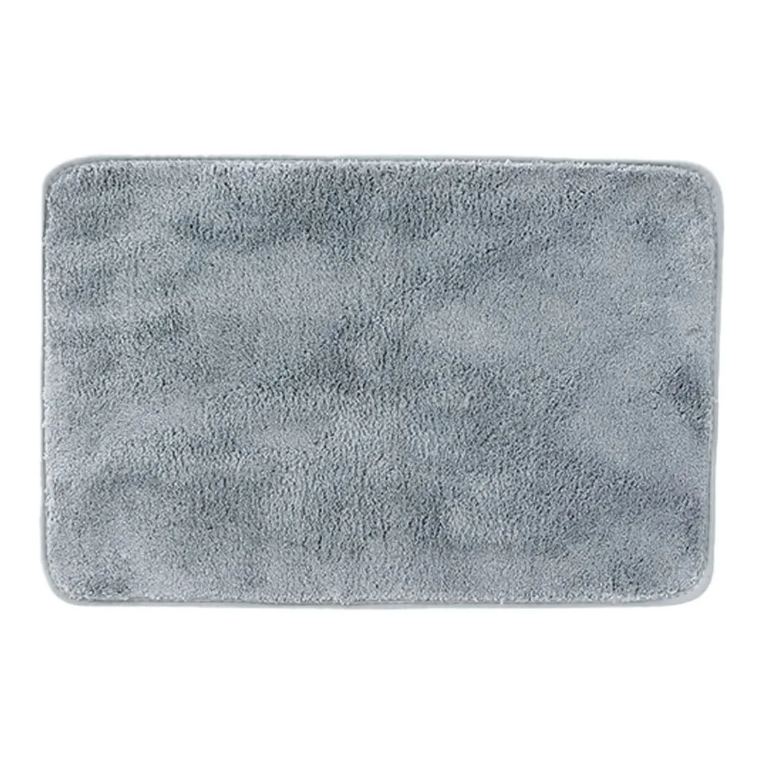 Kuber Industries Luxury Door Mat|Super Absorbent,Non-Slip & Comfortable|Anti Skid Bathroom |Multi-Utility Floor for Living Room,Bedroom,Entrances|40 x 60 cm,Grey, Pack of 10