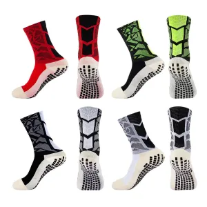 Medium Tube Professional Thickened Glue Non-slip Football Athletic Socks