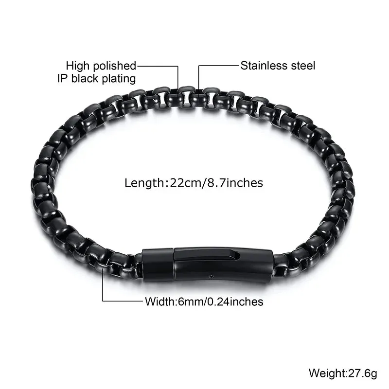 Men's Stainless Steel Bracelet – Stylish and Durable Accessory