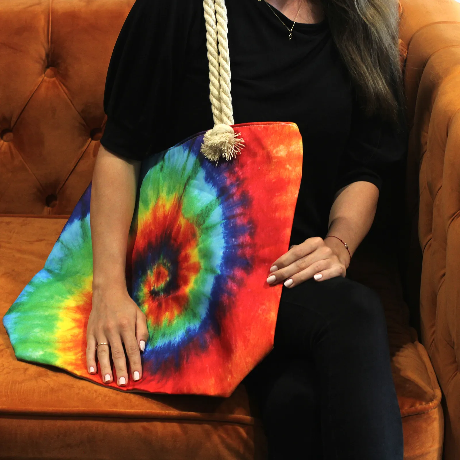 Psychedelic Splash Bag - Nature Vibe | Vibrant & Durable Tote for Summer Festivals & Holidays