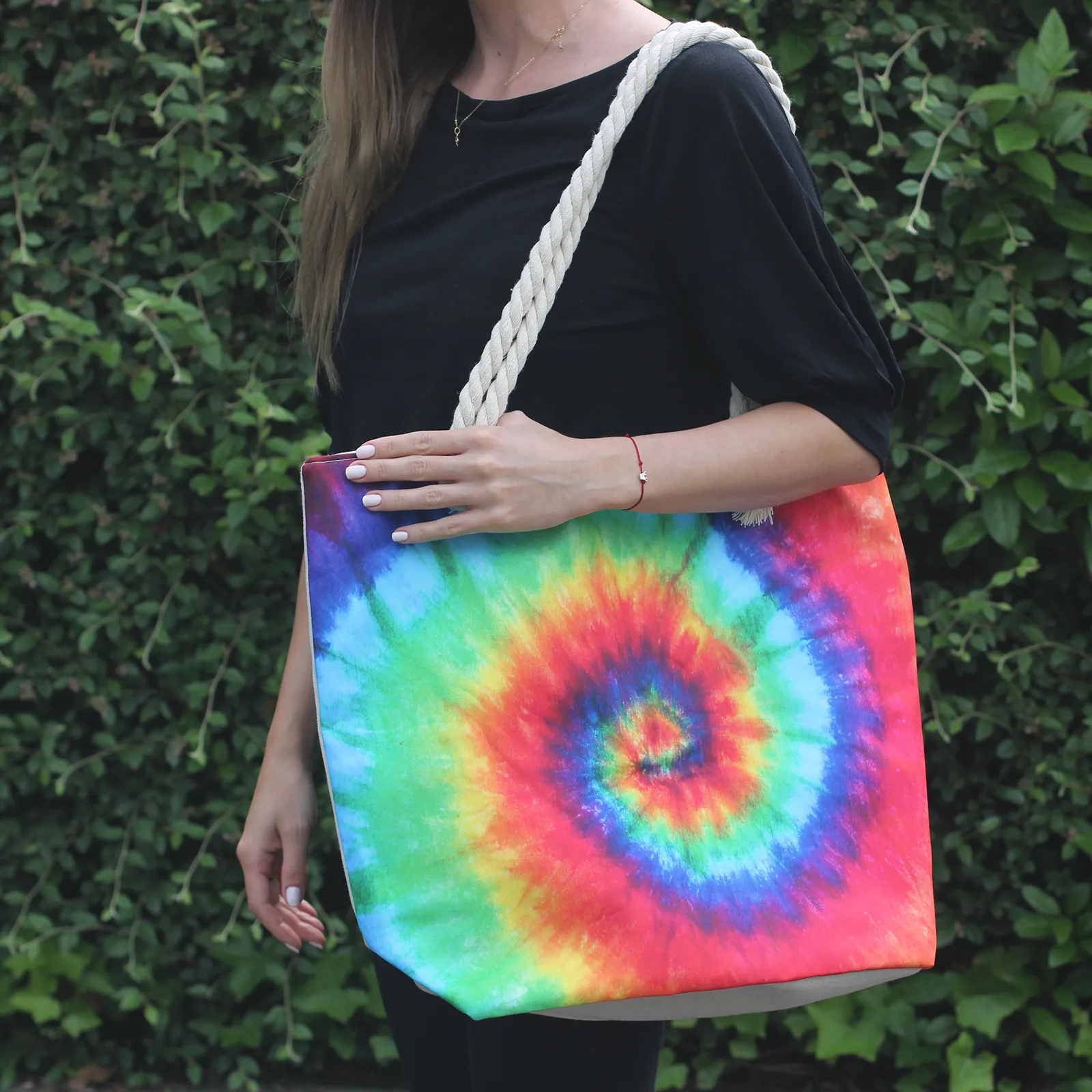 Psychedelic Splash Bag - Nature Vibe | Vibrant & Durable Tote for Summer Festivals & Holidays