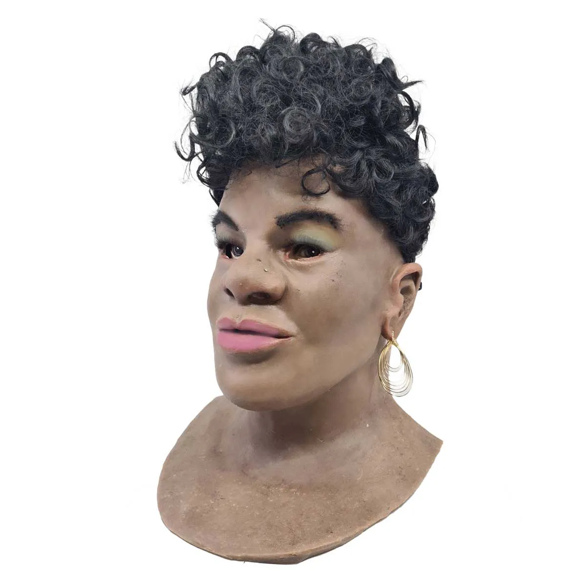 Realistic Facial Overlay 'Sondra' for Adult Manikin Training Simulators