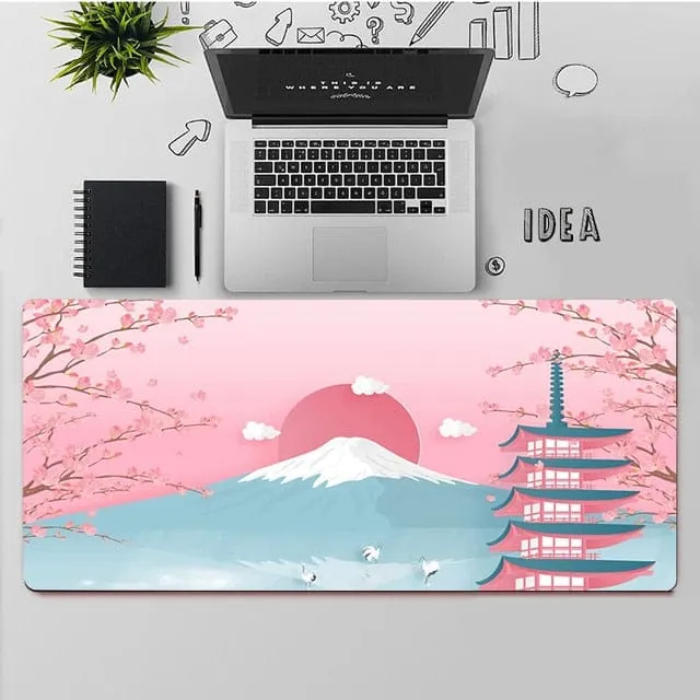 Sakura Mountain Desk Mat