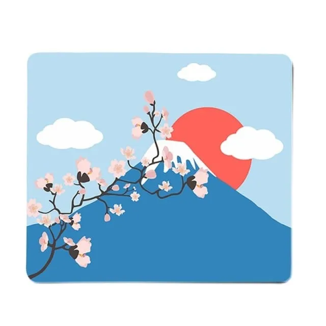 Sakura Mountain Desk Mat