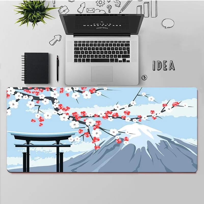 Sakura Mountain Desk Mat