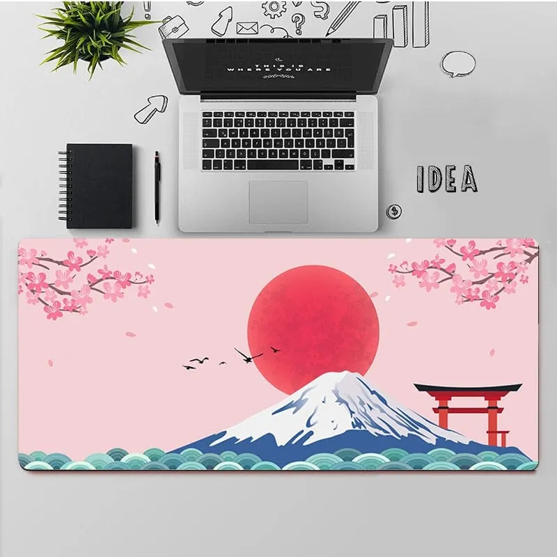 Sakura Mountain Desk Mat