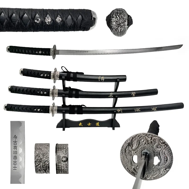 Samurai Sword Set with Stand