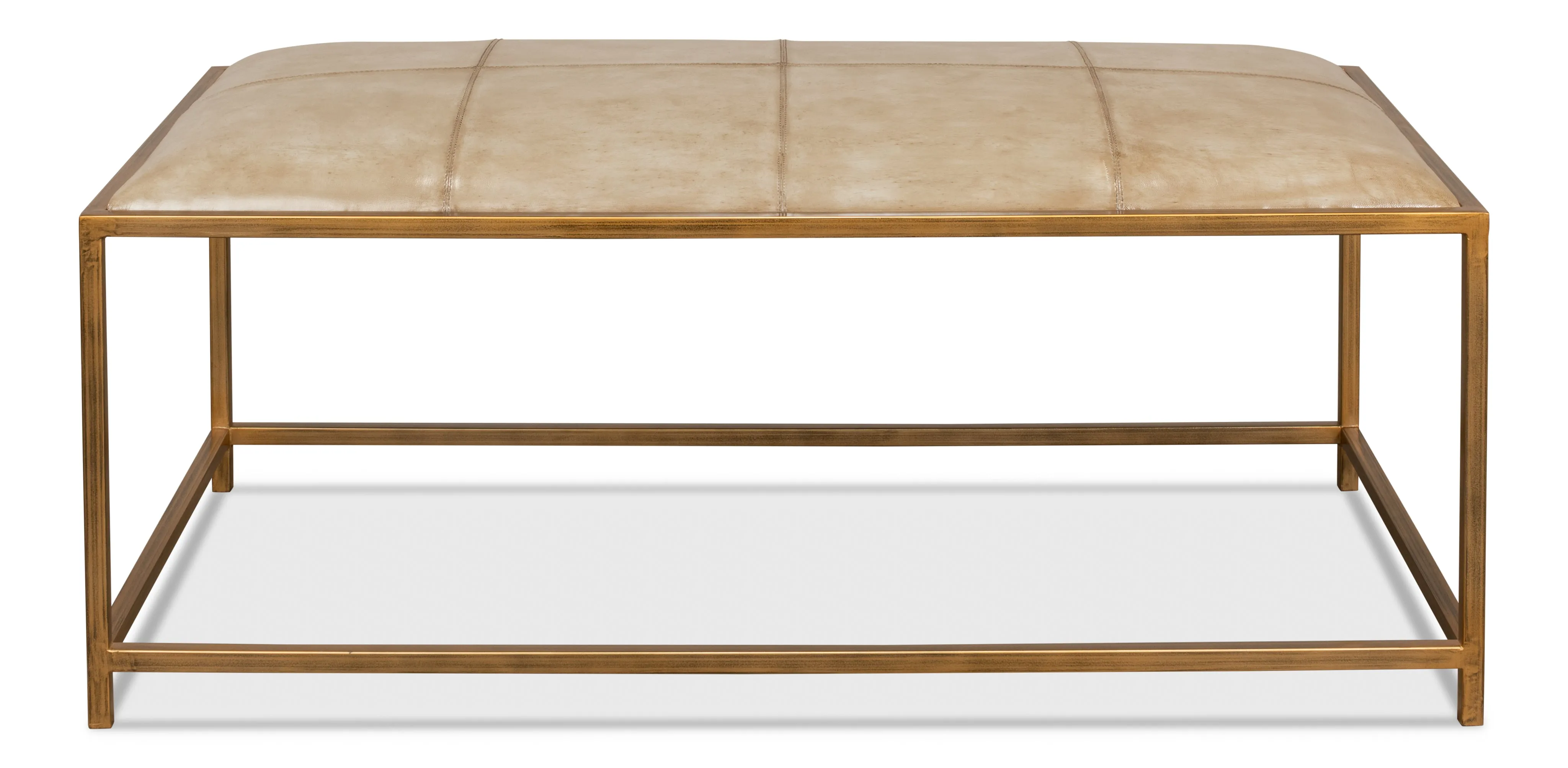 Sarreid - Montvale Coffee Table/Bench - Beige - Contemporary