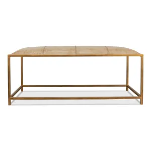 Sarreid - Montvale Coffee Table/Bench - Beige - Contemporary