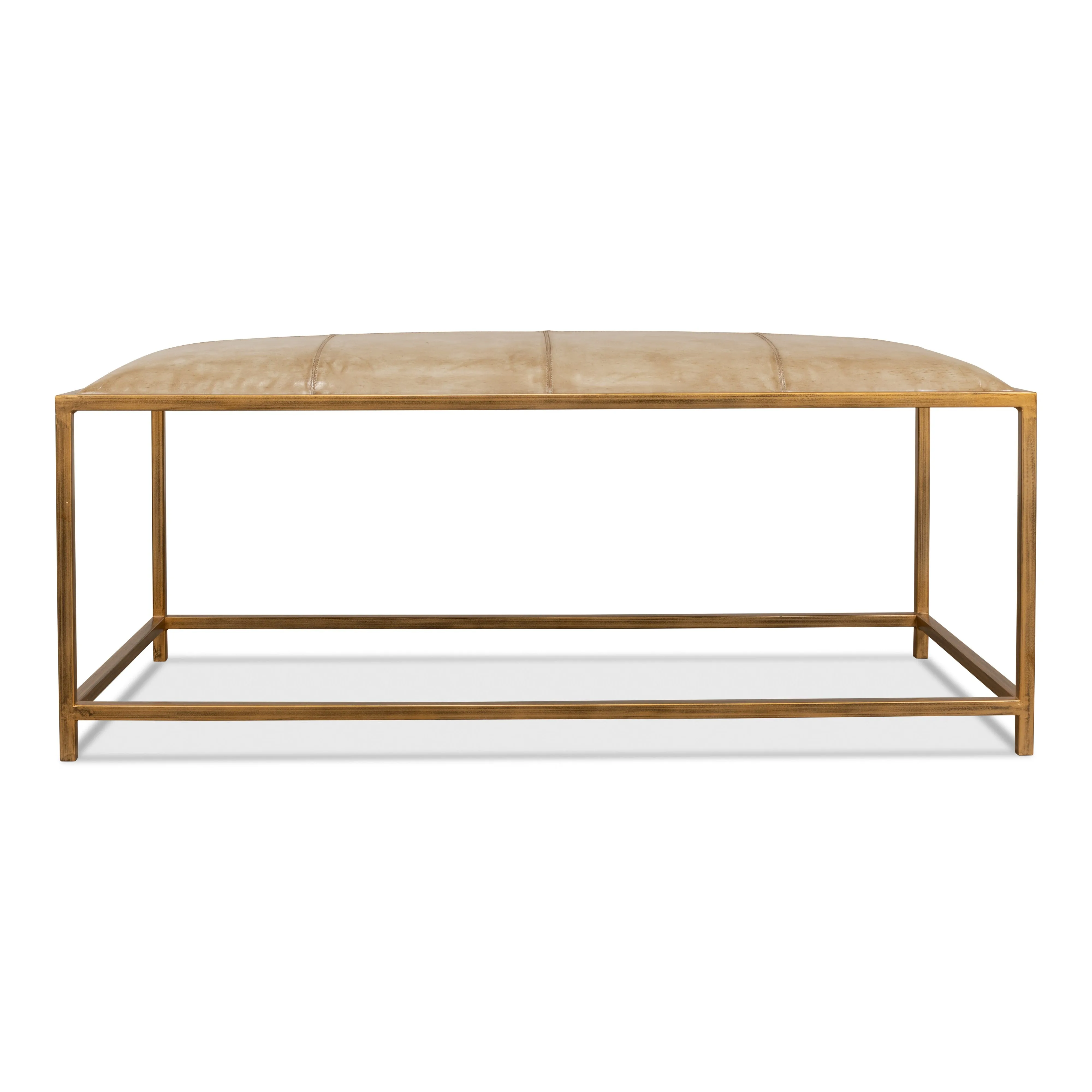 Sarreid - Montvale Coffee Table/Bench - Beige - Contemporary