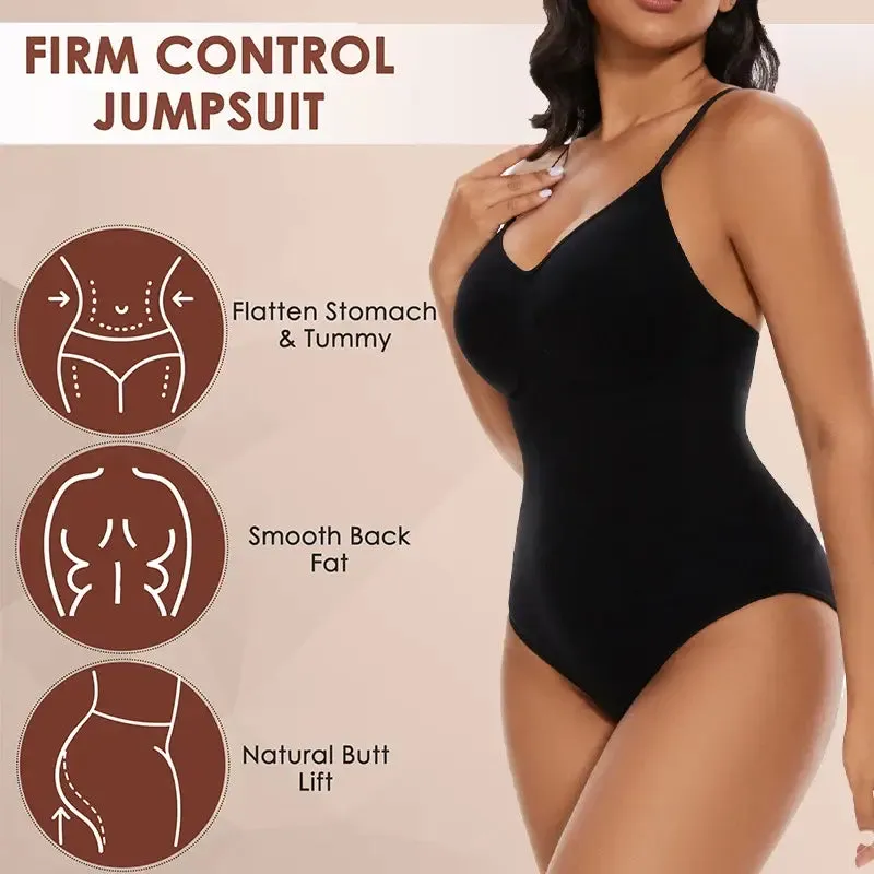 Seamless Tummy Control Shapewear Bodysuit for Women