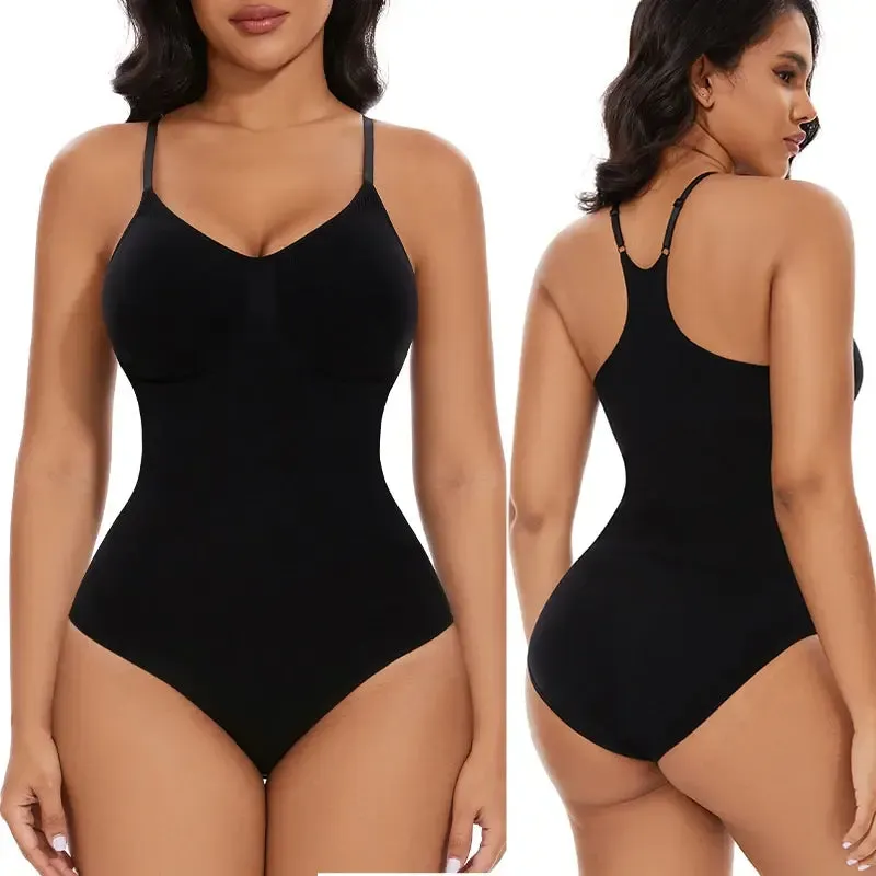 Seamless Tummy Control Shapewear Bodysuit for Women