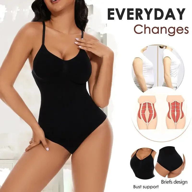 Seamless Tummy Control Shapewear Bodysuit for Women