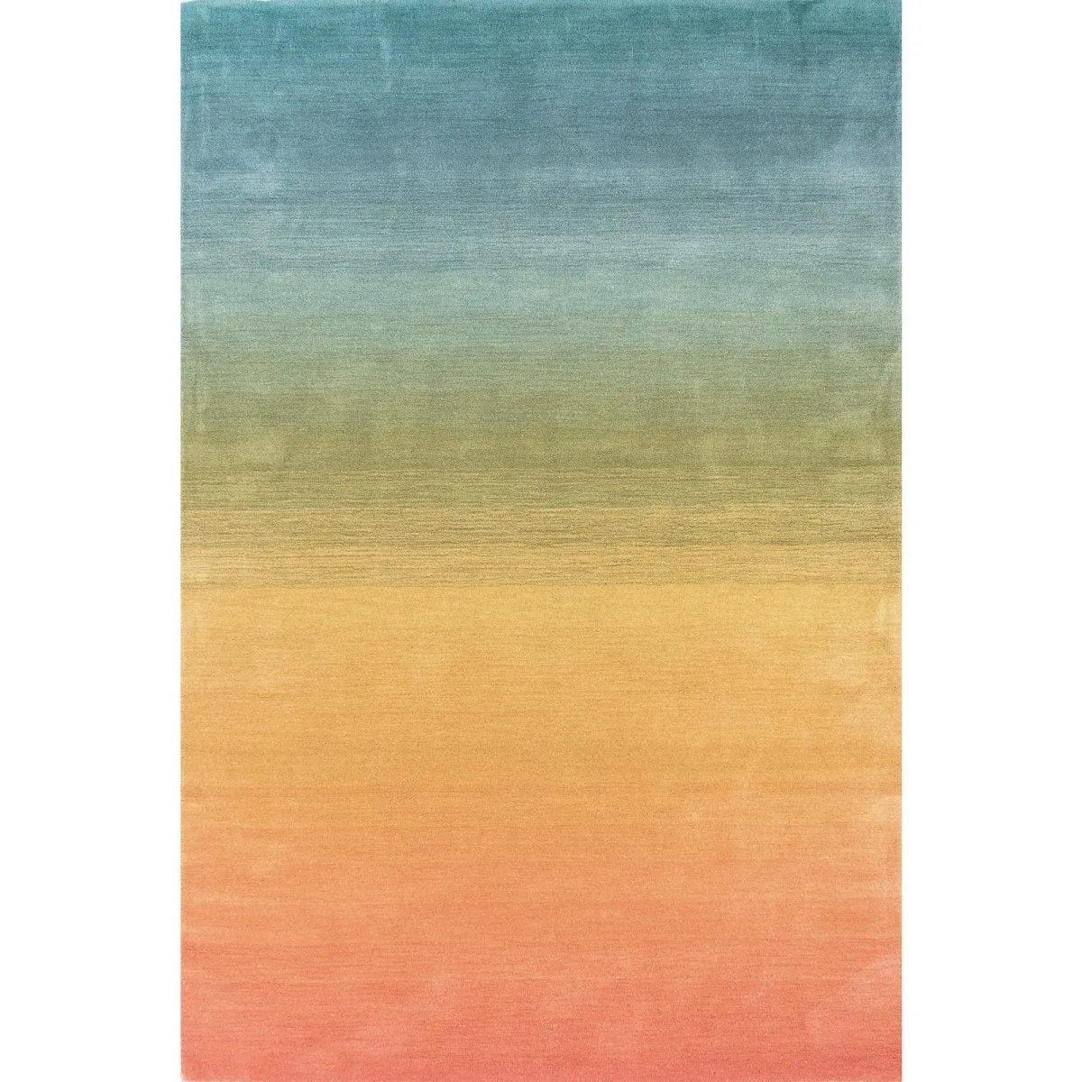 Trans-Ocean ARCA Indoor Hand Loomed Wool Comfortable Areaa Rug  - Rainbow