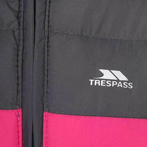 Trespass Kids Oskar Padded School Jacket - Warm, Stylish, Water-Resistant & Durable